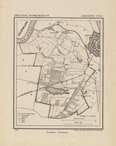 Historische kaart, plattegrond van gemeente Velp in Noord Brabant uit 1867 door Kuyper van Kaartcadeau.com