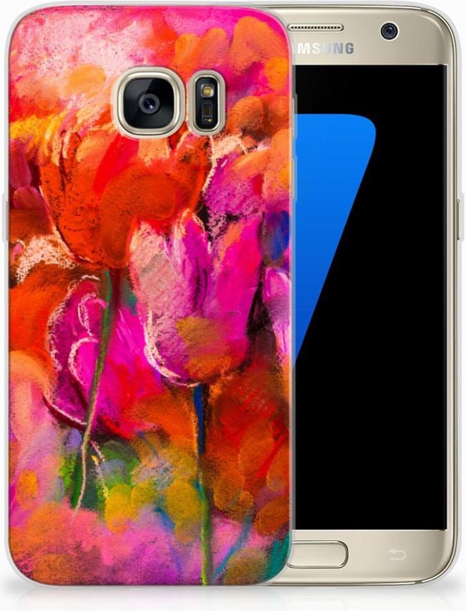 Hoesje maken Samsung Galaxy S7 Tulips