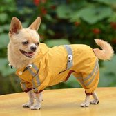 Regenjasje voor kleine honden | Geel | Maat M
