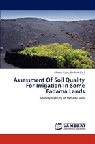 Assessment of Soil Quality for Irrigation in Some Fadama Lands