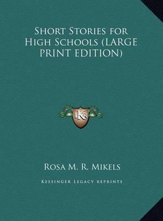 Short Stories for High Schools 9781169838987 Boeken