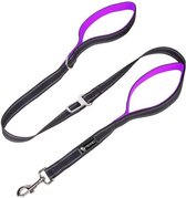Frenkiez reflective dog leash purple