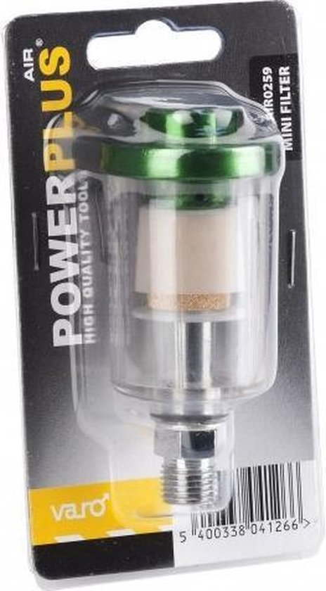 Powerplus POWAIR0259 - Mini-filter voor compressoren - Olie- / water- afscheider | bol.com
