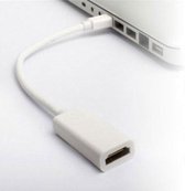 Mini Displayport (Thunderbolt) Naar HDMI Female Kabel Adapter Converter - Geschikt Voor Apple Mac Macbook