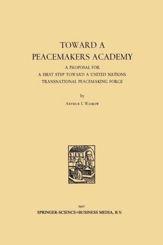 Toward a Peacemakers Academy - cover