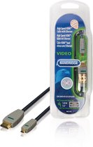 Bandridge HDMI kabels 1m, HDMI, M/M, Blue/Grey