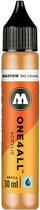 Molotow ONE4ALL™ - 30ml licht oker navul Inkt op acrylbasis