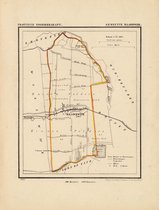 Historische kaart, plattegrond van gemeente Baardwijk in Noord Brabant uit 1867 door Kuyper van Kaartcadeau.com