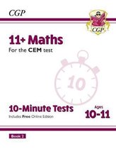 New 11+ CEM 10-Minute Tests: Maths - Ages 10-11 Book 2 (with Online Edition)