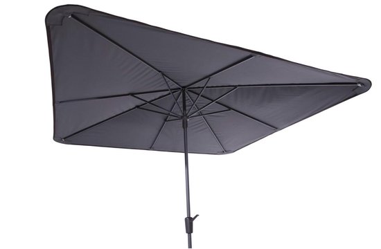 tijdschrift koppel keten Vierkante parasol met ronde hoeken 280 x 280 cm Taupe | bol.com