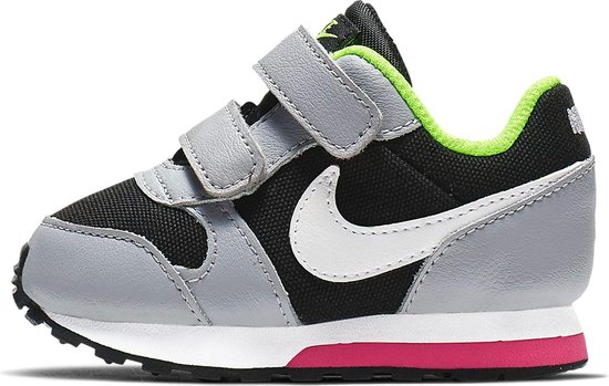 Nike MD Runner Sneakers - Maat 25 - Unisex - zwart/grijs/groen/roze |  bol.com