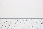 Briljant Baby Laken met Bies voor Wieg 75 x 100 - Spots - Stonegreen