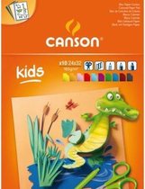 TEKENBLOK CANSON KIDS 24X32CM 185GR 10VEL