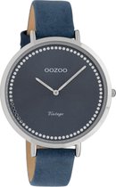 OOZOO Vintage Blauw horloge  (40 mm) - Blauw