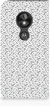 Motorola Moto E5 Play Uniek Standcase Hoesje Stripes Dots