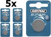 5 pièces Rayovac CR1616 3v 50mAh pile bouton au lithium