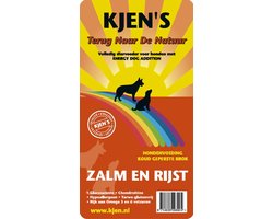 Kjen's geperst hondenvoer Zalm & Rijst 15 kg - Hond