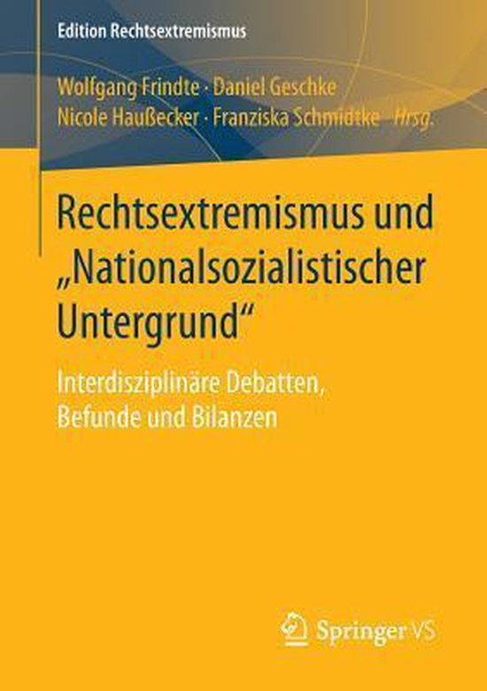 Rechtsextremismus und Nationalsozialistischer Untergrund - cover
