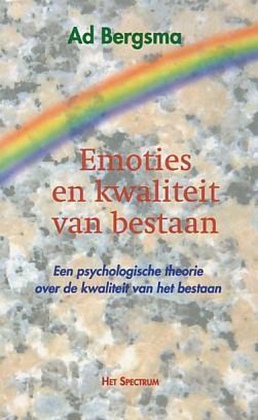 Emoties en kwaliteit van bestaan - cover