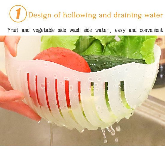 Salad Cutter Bowl Salade 60 seconden