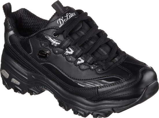 skechers d lites black