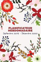 Planificateur Hebdomadaire Et Organisateur Septembre 2019 - D cembre 2020