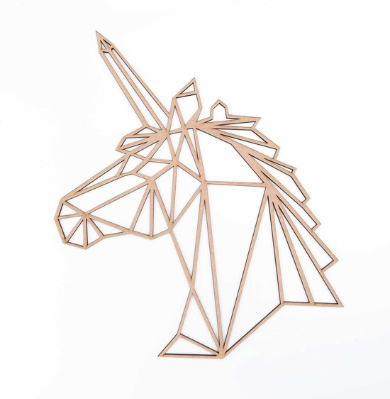 Unicorn | Geometrisch | Wanddecoratie