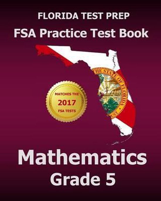 Florida Test Prep FSA Practice Test Book Mathematics Grade 5 - cover