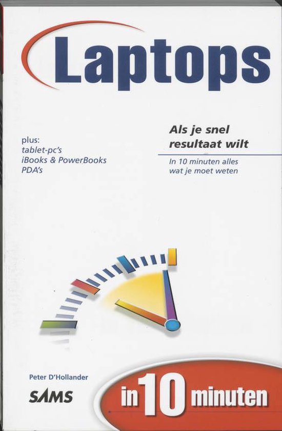 Cover van het boek 'Laptops in 10 minuten'