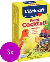 Vitakraft Canary Fruit Cocktail - Snack aux oiseaux - 3 x 200 g