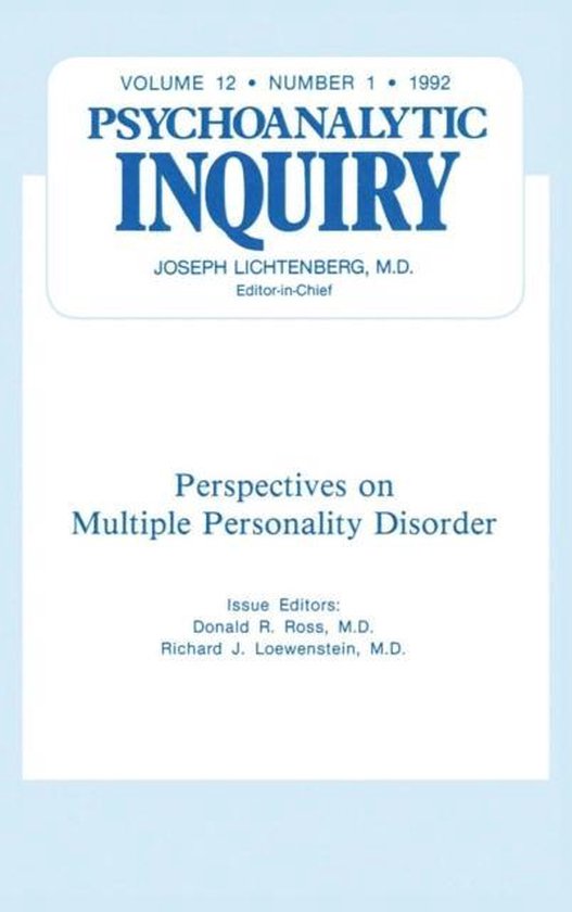 Multiple Personality Disorder - cover
