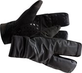Craft Fietshandschoenen Winter Unisex Zwart  / Siberian 2.0 Split Finger Glove Black-S