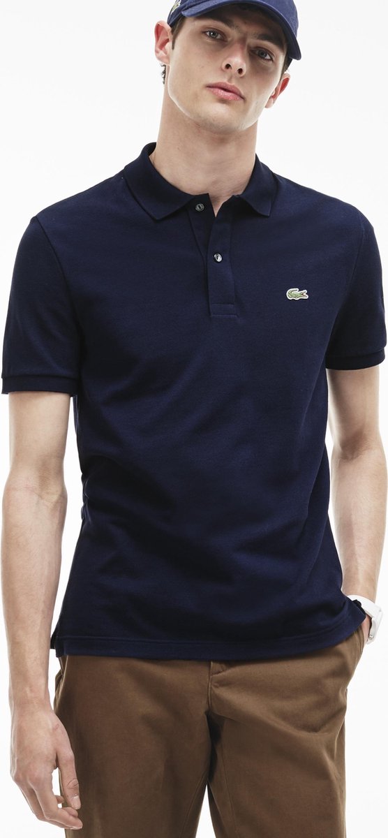 Lacoste Poloshirt Pique Donkerblauw 4XL Heren