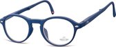 Montana Opvouwbare Leesbril Blauw Sterkte +1,50 (box66b)
