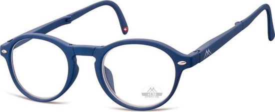 Foto: Montana opvouwbare leesbril blauw sterkte 1 50 box66b 