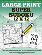 Large Print Super Sudoku 12x12