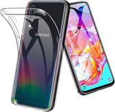 Epicmobile - Samsung Galaxy A70 Transparant silicone hoesje – Back Cover – Clear