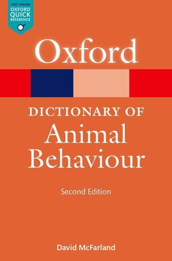 Oxford Quick Reference Online A Dictionary of Animal Behaviour (ebook