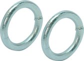 Qlinq Gegalvaniseerd Gelaste Ring - 50 x 8 mm
