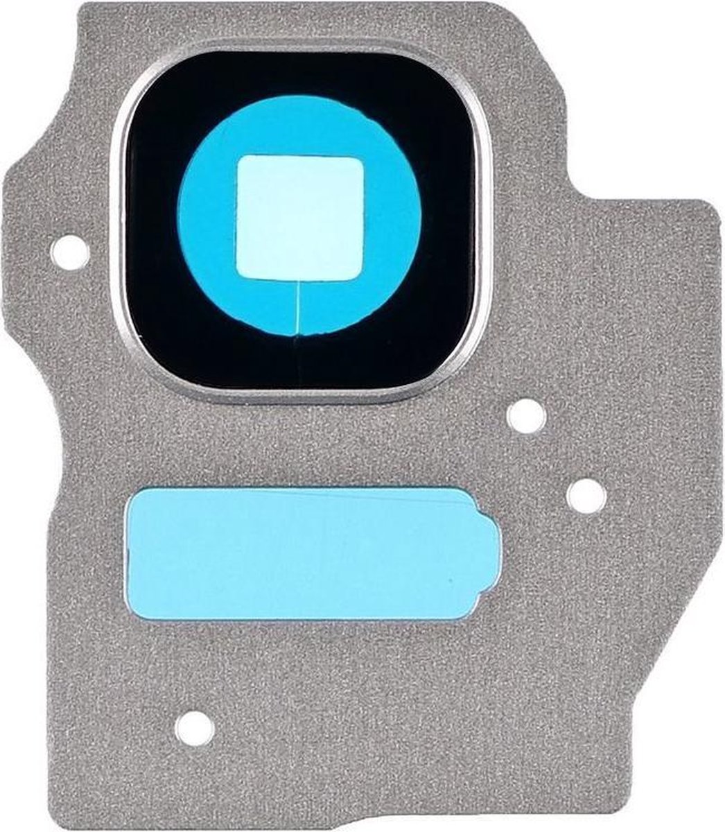 Camera Lens Cover Artic Silver inclusief lens geschimkt voor de Samsung Galaxy S8 + (Plus)