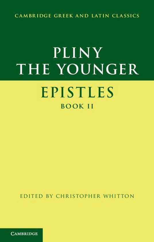 Cambridge Greek and Latin Classics 2 - Pliny the Younger: 'E ... - cover