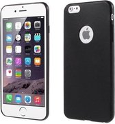 Apple iPhone 6S plus hoesje Dark Silicone Case Zwart