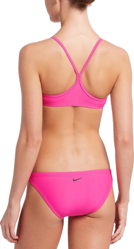 Nike Swim Racerback Bikini Set Dames Bikini - Laser Fuchsia - Maat L |  bol.com
