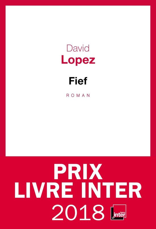 Fief - Prix du Livre Inter 2018 - cover