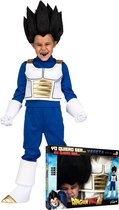 VIVING COSTUMES / JUINSA - Vegeta Dragon Ball kostuum voor jongens in cadeauverpakking - 5 - 6 jaar