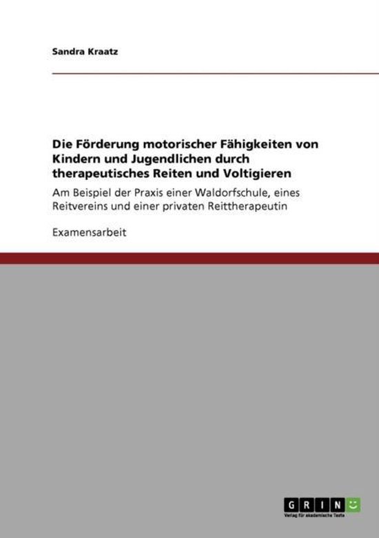 Die Foerderung motorischer Fahigkeiten von Kindern und Jugen ... - cover