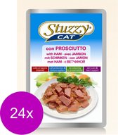Stuzzy Pouch Adult 100 g - Kattenvoer - 24 x Ham&Kalfsvlees