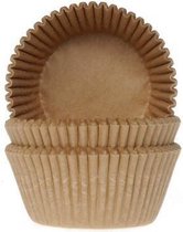 Cupcake Cups (Cutters) Kraft 50x33mm - 50pcs. - Maison de Marie