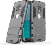 Armor Kickstand Back Cover - Motorola Moto G6 Plus Hoesje - Grijs