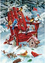 Cobble Hill Vogels in de sneeuw - 1000 stukjes